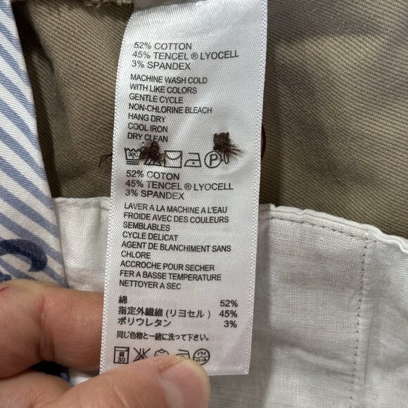 Tommy Bahama Flat Front Chino Pants Men’s Beige Straight Leg Casual Size 36 X 32 - Picture 14 of 16